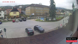 Střed obce Rokytnice nad Jizerou