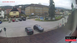 Střed obce Rokytnice nad Jizerou