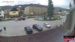 Střed obce Rokytnice nad Jizerou