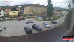 Střed obce Rokytnice nad Jizerou