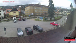 Střed obce Rokytnice nad Jizerou