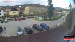 Střed obce Rokytnice nad Jizerou