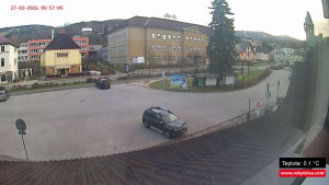 Město Rokytnice nad Jizerou - Střed obce Rokytnice nad Jizerou - 27.3.2026 v 06:00 Město Rokytnice nad Jizerou - Střed obce Rokytnice nad Jizerou - 27.3.2026 v 06:00