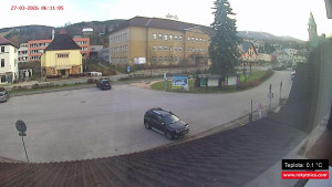 Město Rokytnice nad Jizerou - Střed obce Rokytnice nad Jizerou - 27.3.2026 v 06:15 Město Rokytnice nad Jizerou - Střed obce Rokytnice nad Jizerou - 27.3.2026 v 06:15