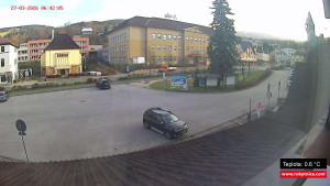 Město Rokytnice nad Jizerou - Střed obce Rokytnice nad Jizerou - 27.3.2026 v 06:45 Město Rokytnice nad Jizerou - Střed obce Rokytnice nad Jizerou - 27.3.2026 v 06:45