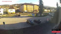 Střed obce Rokytnice nad Jizerou