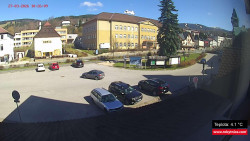 Střed obce Rokytnice nad Jizerou