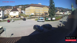 Střed obce Rokytnice nad Jizerou