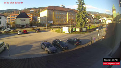 Střed obce Rokytnice nad Jizerou