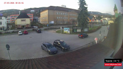 Střed obce Rokytnice nad Jizerou