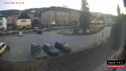 Střed obce Rokytnice nad Jizerou