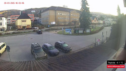 Střed obce Rokytnice nad Jizerou