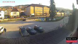 Střed obce Rokytnice nad Jizerou