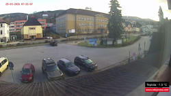 Střed obce Rokytnice nad Jizerou