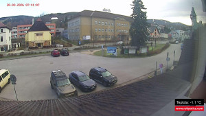 Město Rokytnice nad Jizerou - Střed obce Rokytnice nad Jizerou - 28.3.2026 v 07:45 Město Rokytnice nad Jizerou - Střed obce Rokytnice nad Jizerou - 28.3.2026 v 07:45