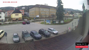 Město Rokytnice nad Jizerou - Střed obce Rokytnice nad Jizerou - 28.3.2026 v 08:45 Město Rokytnice nad Jizerou - Střed obce Rokytnice nad Jizerou - 28.3.2026 v 08:45