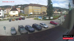 Střed obce Rokytnice nad Jizerou