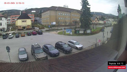 Střed obce Rokytnice nad Jizerou