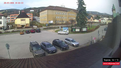 Střed obce Rokytnice nad Jizerou