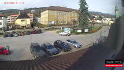 Střed obce Rokytnice nad Jizerou