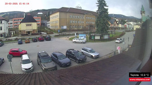 Město Rokytnice nad Jizerou - Střed obce Rokytnice nad Jizerou - 28.3.2026 v 15:45 Město Rokytnice nad Jizerou - Střed obce Rokytnice nad Jizerou - 28.3.2026 v 15:45