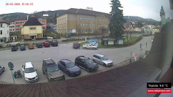 Střed obce Rokytnice nad Jizerou