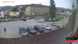 Střed obce Rokytnice nad Jizerou