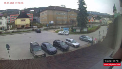 Střed obce Rokytnice nad Jizerou