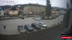 Střed obce Rokytnice nad Jizerou