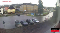 Střed obce Rokytnice nad Jizerou