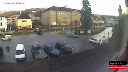 Střed obce Rokytnice nad Jizerou