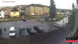 Střed obce Rokytnice nad Jizerou