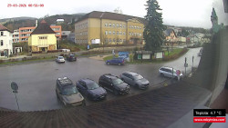 Střed obce Rokytnice nad Jizerou