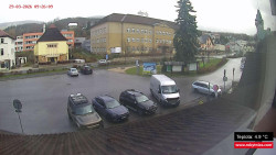 Střed obce Rokytnice nad Jizerou