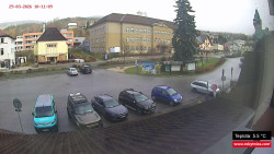 Střed obce Rokytnice nad Jizerou