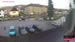 Střed obce Rokytnice nad Jizerou