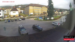 Střed obce Rokytnice nad Jizerou