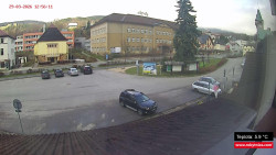 Střed obce Rokytnice nad Jizerou