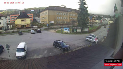 Střed obce Rokytnice nad Jizerou