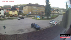 Střed obce Rokytnice nad Jizerou