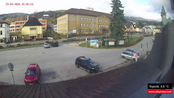 Střed obce Rokytnice nad Jizerou