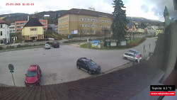 Střed obce Rokytnice nad Jizerou