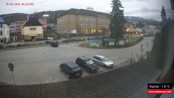 Střed obce Rokytnice nad Jizerou