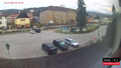 Střed obce Rokytnice nad Jizerou