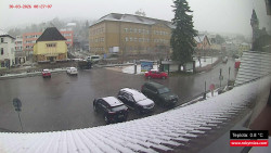 Střed obce Rokytnice nad Jizerou