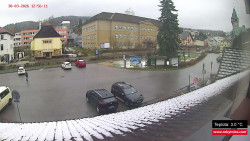 Střed obce Rokytnice nad Jizerou