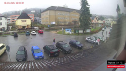 Střed obce Rokytnice nad Jizerou