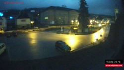 Střed obce Rokytnice nad Jizerou