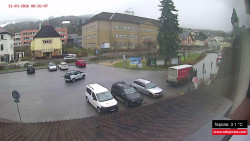 Střed obce Rokytnice nad Jizerou