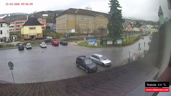 Střed obce Rokytnice nad Jizerou